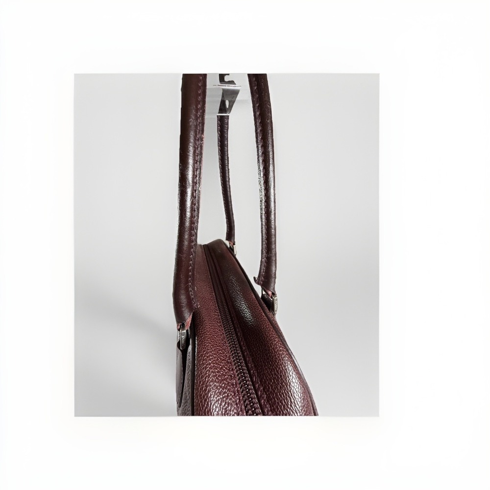 FURLA Brownish Red Leather Strap Bowling Shoulder  bag with‎ strap - Picture 5 of 16